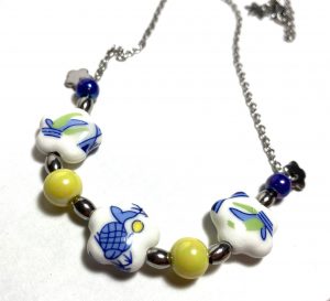 Kette "Blue Flowers"
