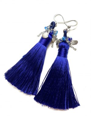 Ohrringe "Blue Satin"
