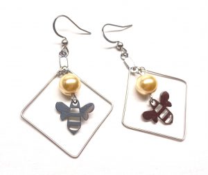 Ohrringe "Bees are important!"