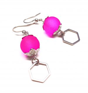 Ohrringe „Neon Series - Bright Purple"