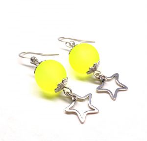 Ohrringe „Neon Series - Yellow"