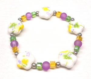 Armband "Flowers and Lilac"