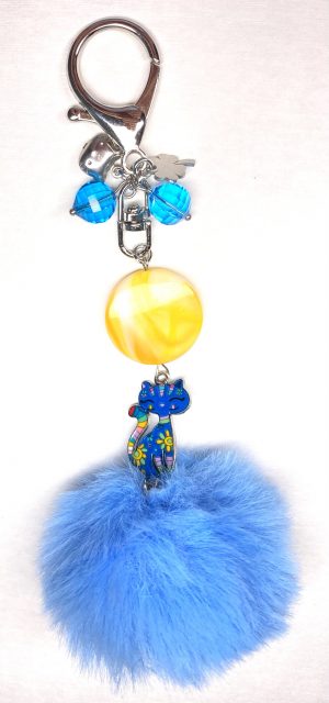 Anhänger "Cute Kitty blue“