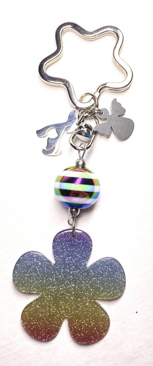 Anhänger "Flower and Stripes"