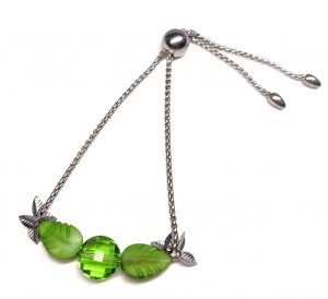 Armband "Leaves in Green"