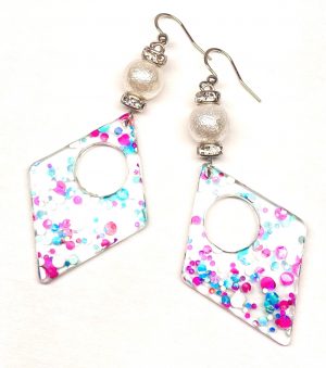 Ohrringe "Confetti and Pearl"