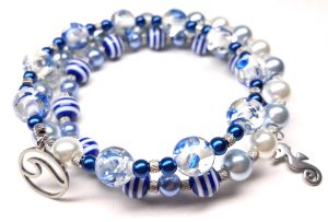 Armreifen „Navy Seahorse“