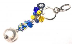 Anhänger "Kitty playing blue“