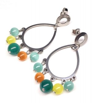 Ohrringe "Cateye Colour"