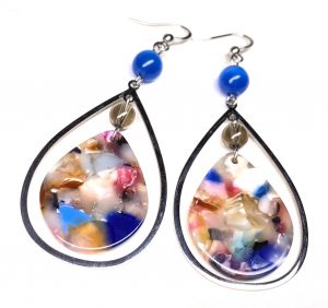 Ohrringe "Brown Blues"