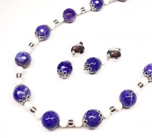 Set „Violett in Blue"