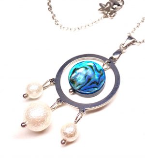 Kette "Abalone and Shell“