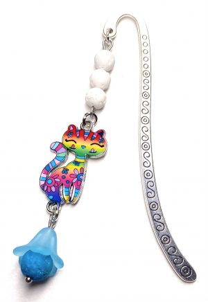 Lesezeichen „Blue Kitty“