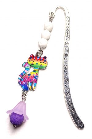 Lesezeichen „Violett Kitty“