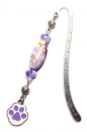 Lesezeichen „Violett Paw“
