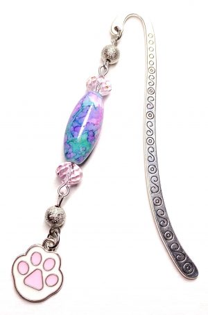 Lesezeichen „Pink Paw“