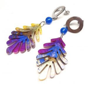 Ohrringe „Fluent Leaves"