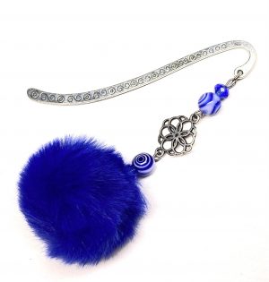 Lesezeichen „Fluffy Blue“