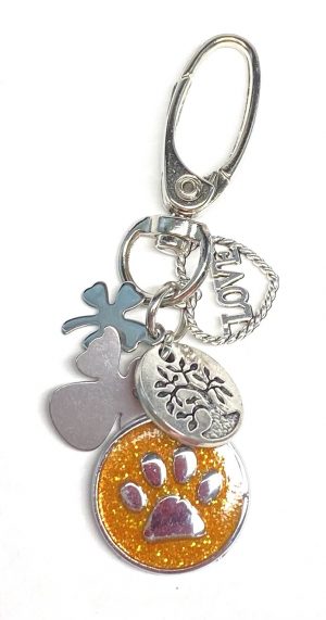 Glücksbringer "Paw Lovers Orange“