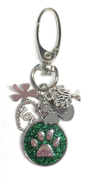 Glücksbringer "Paw Lovers Dark Green“