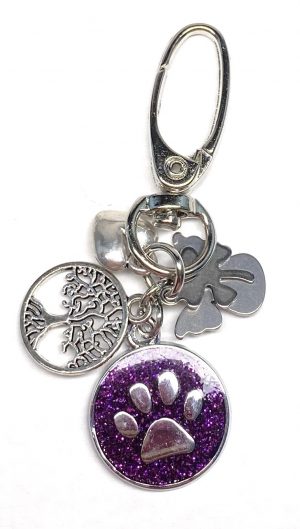 Glücksbringer "Paw Lovers Purple“