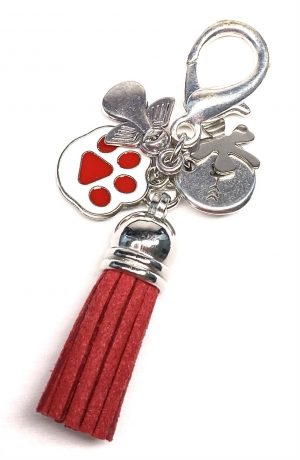 Glücksbringer "Paw Lovers Red small“