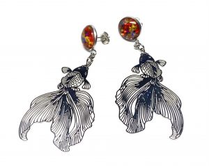 Ohrringe "Gold and Fins"