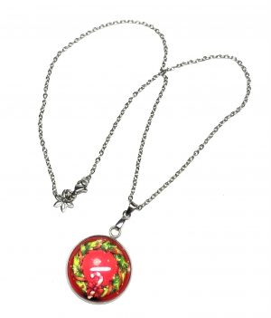 Kette Weihnachts-Cabochon