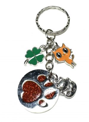 Anhänger "Purring Love dark orange"