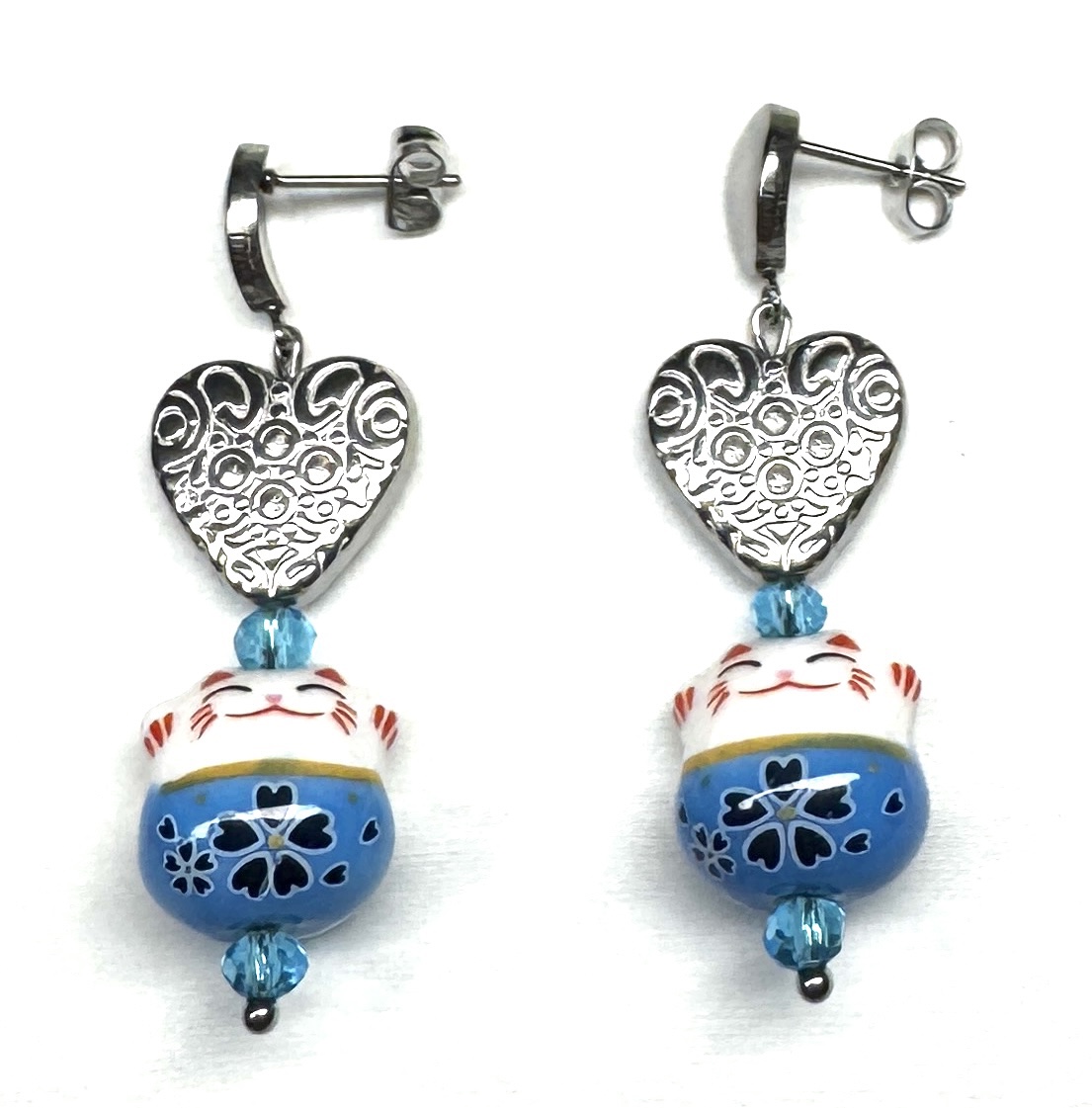 Ohrringe „Maneki Neko Love“