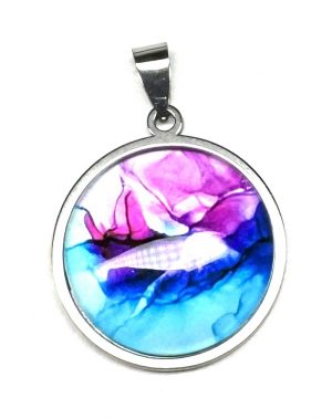 Cabochon & Stainless Steel