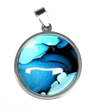 Cabochon & Stainless Steel