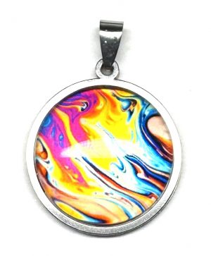 Cabochon & Stainless Steel