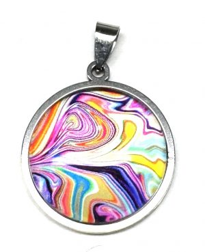 Cabochon & Stainless Steel