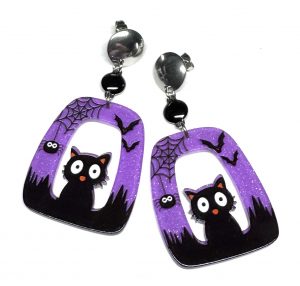 Ohrringe „Graveyard Shift black“