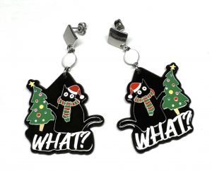 Ohrringe „Cat got the Tree!“