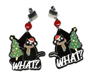 Ohrringe „Cat got the Tree!“