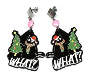 Ohrringe „Cat got the Tree!“
