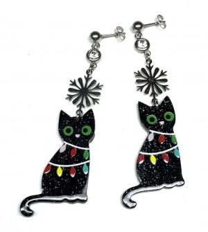 Ohrringe „Cat got the Tree!“