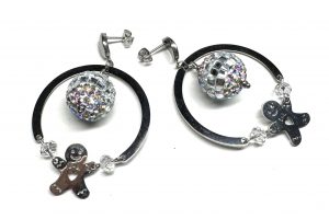 Ohrringe „Gingerbread Disco“