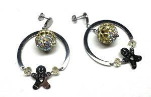 Ohrringe „Gingerbread Disco“