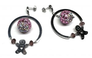 Ohrringe „Gingerbread Disco“