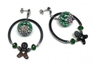 Ohrringe „Gingerbread Disco“