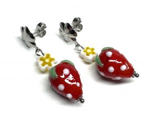 Ohrringe „Strawberry Fields“