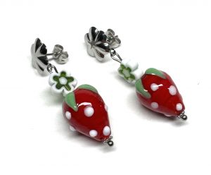 Ohrringe „Strawberry Fields“