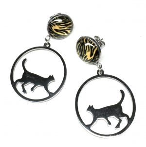 Ohrringe „Tiger Moon Prowl“