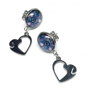 Ohrringe „Midnight Heart“