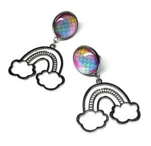 Ohrringe „Mermaid Rainbow“