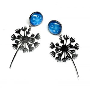 Ohrringe „Blue Dandelion Wishes“