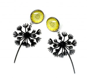 Ohrringe „Golden Dandelion Wishes“